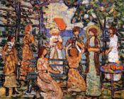 莫里斯 巴西 加斯特 : Ladies in a Seaside Arbor